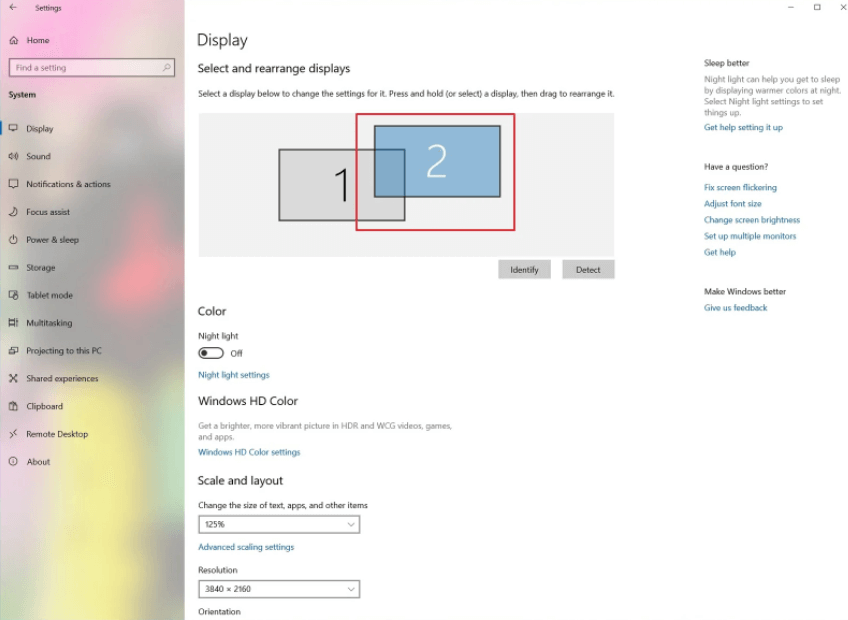 Check Device Manager Settings if monitor Showing No Signal