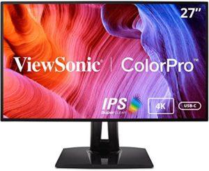 ViewSonic VP2768-4K 27-Inch Premium IPS 4K Monitor for graphic designer