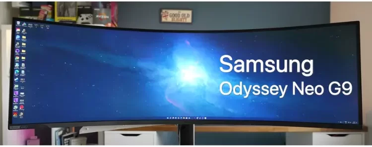 SAMSUNG 49-inch QHD Monitor For Graphic Design